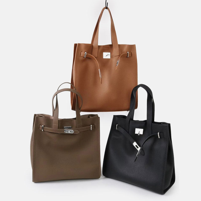 Women’s Top-Grain Leather Vintage Tote Bag In Silver Hardware image 5