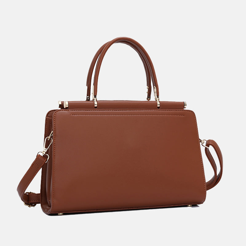 Women’s Top Handle Satchels in Vegan Leather image 5