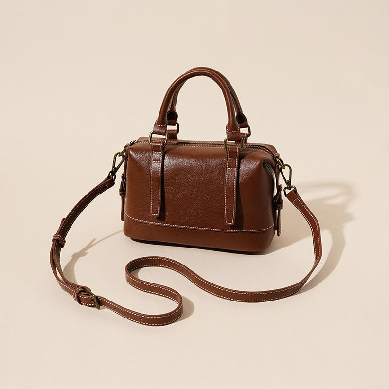 Women’s Vintage Genuine Leather Crossbody Handbag image 4