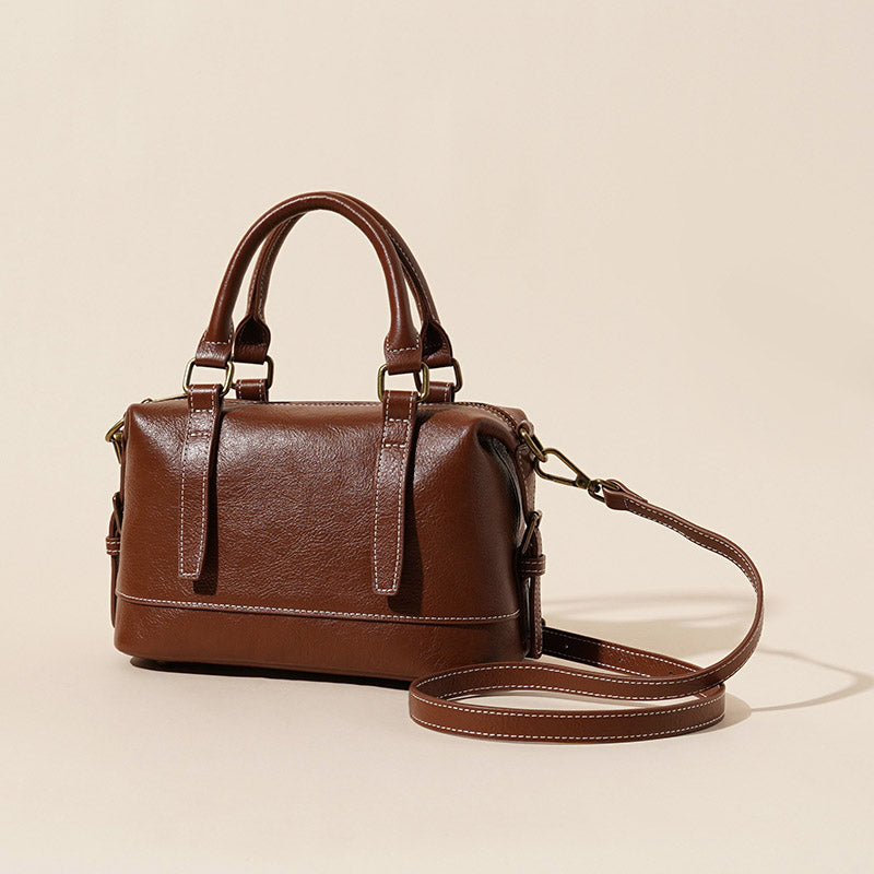 Women’s Vintage Genuine Leather Crossbody Handbag image 2