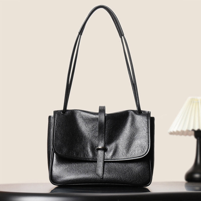 Women’s Vintage Genuine Leather Crossbody Messenger Bag image 3