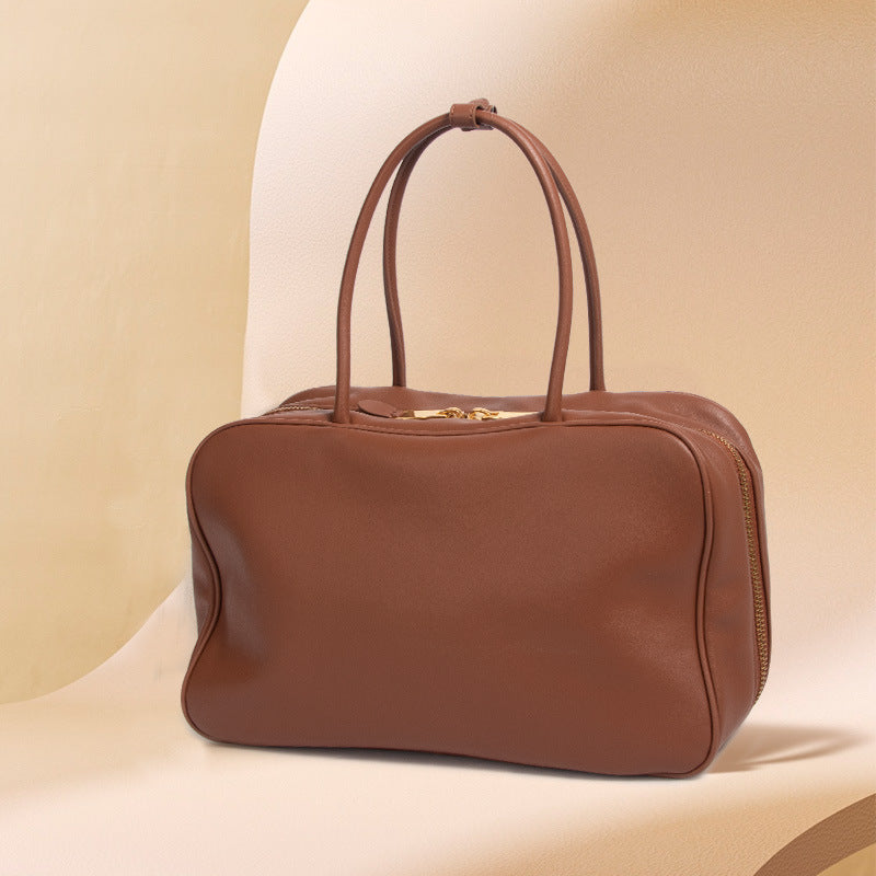 Women’s Vintage Genuine Leather Handbag image 7