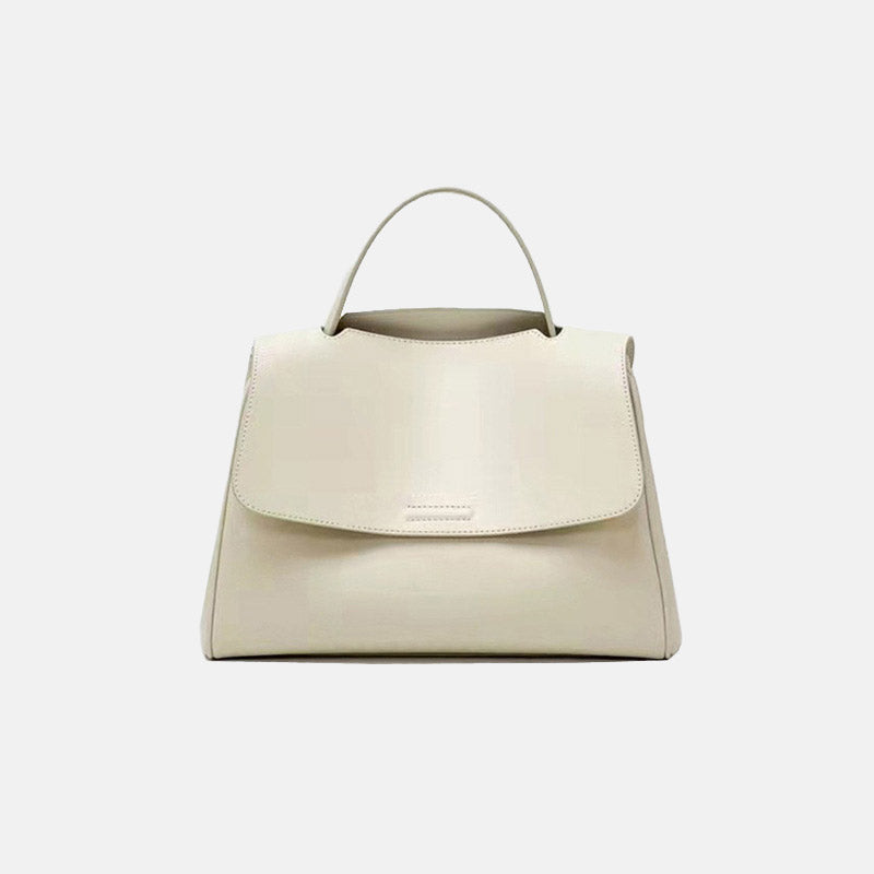 Women’s Vintage Genuine Leather Magnetic Flap Top Handle Bag image 6