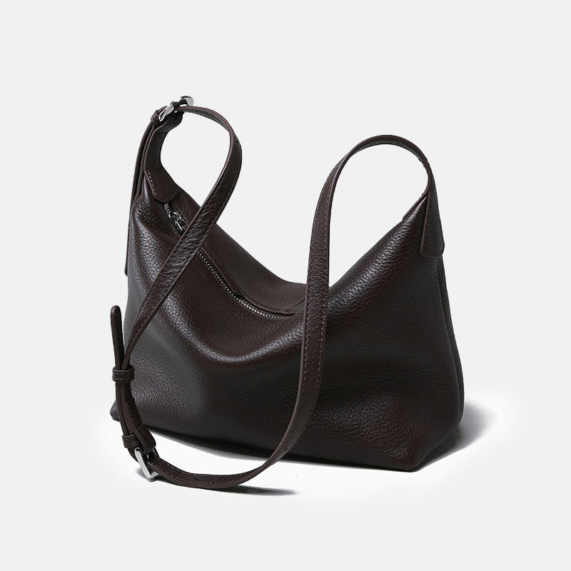 Women’s Vintage Genuine Leather Shoulder Hobo Bag image