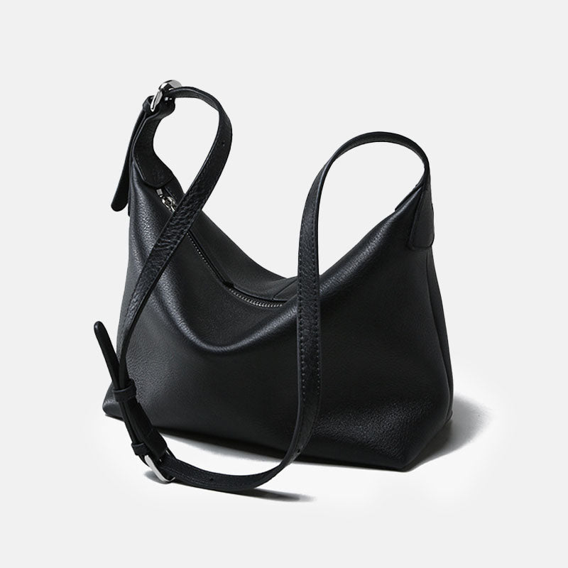 Women’s Vintage Genuine Leather Shoulder Hobo Bag image 6
