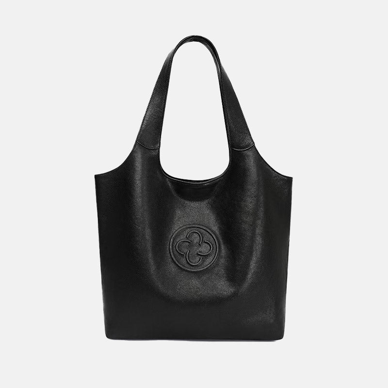 Women’s Vintage Genuine Leather Shoulder Tote Bag image 5