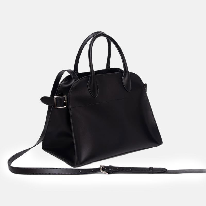 Women’s Vintage Genuine Leather Side Hooks Handbag image 2