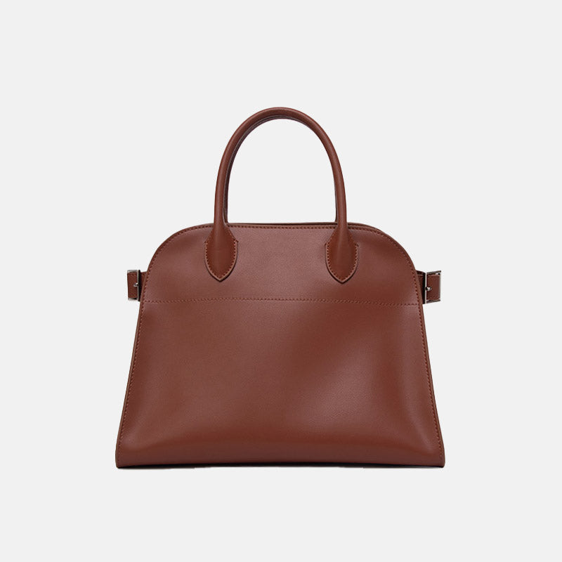 Women’s Vintage Genuine Leather Side Hooks Handbag image 6