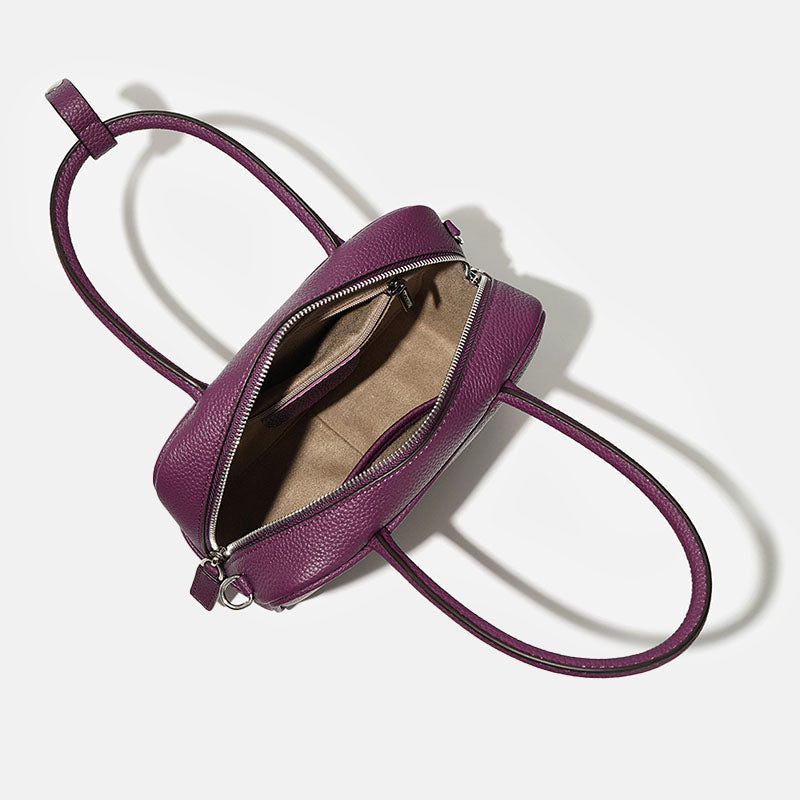 Women’s Vintage Leather Crossbody Top Handle Bag image 2