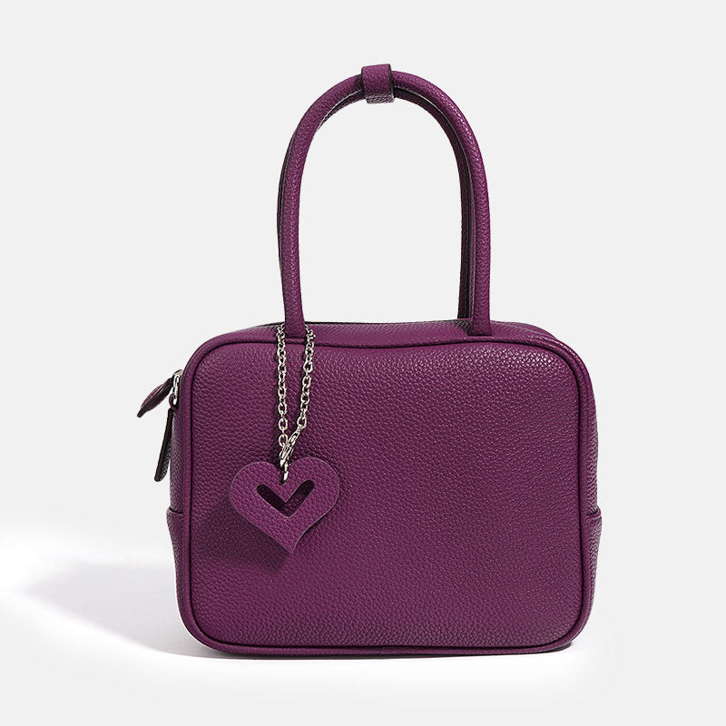 Women’s Vintage Leather Crossbody Top Handle Bag image