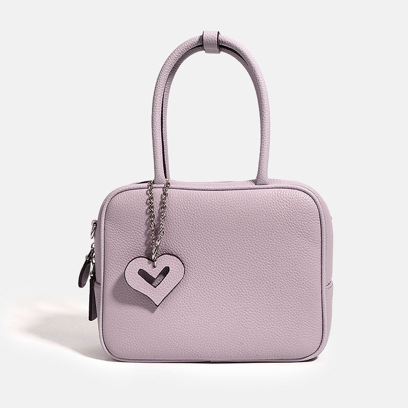 Women’s Vintage Leather Crossbody Top Handle Bag image 10