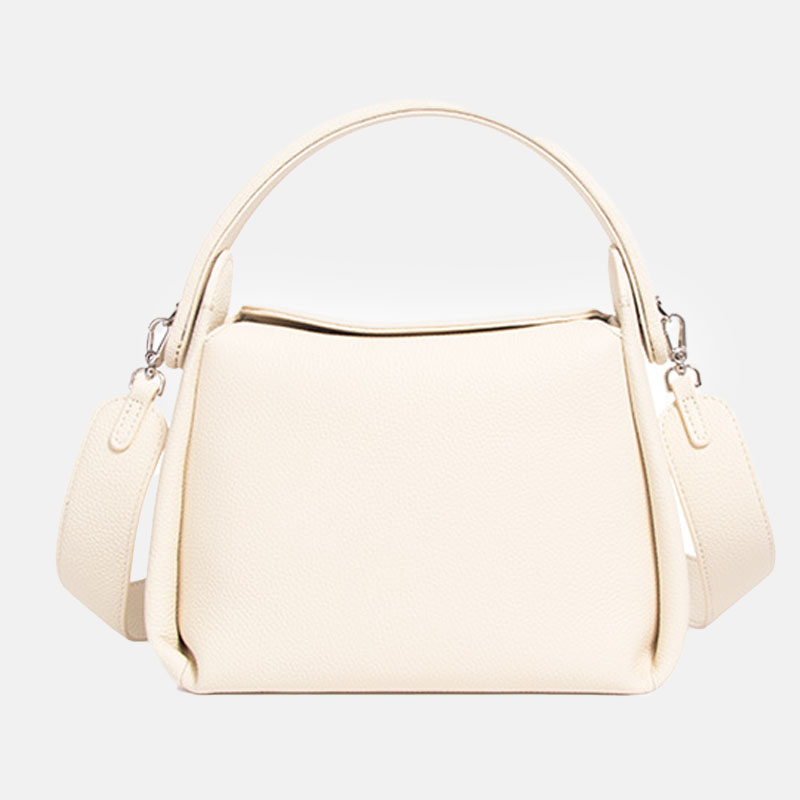 Women’s Vintage Minimalist Genuine Leather Dumpling-Shaped Handbag image 9