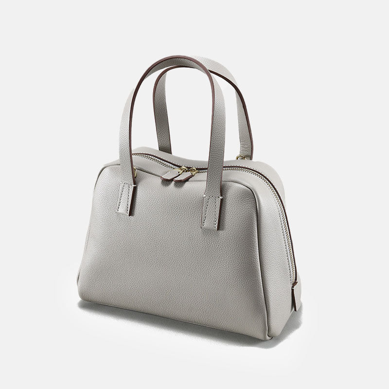 Women’s Vintage Minimalist  Leather Top Handle Bag image 4