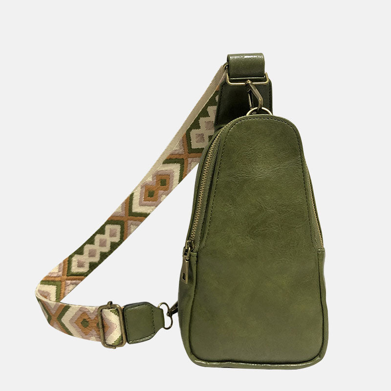 Women’s Vintage PU Material Crossbody Sling Bags image 9