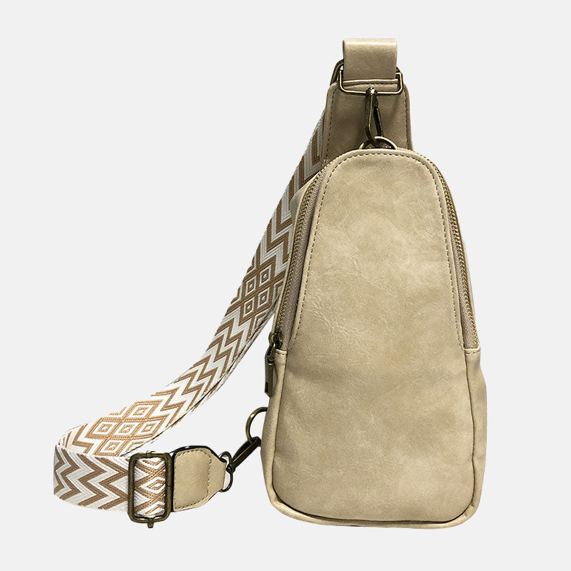Women’s Vintage PU Material Crossbody Sling Bags image 3