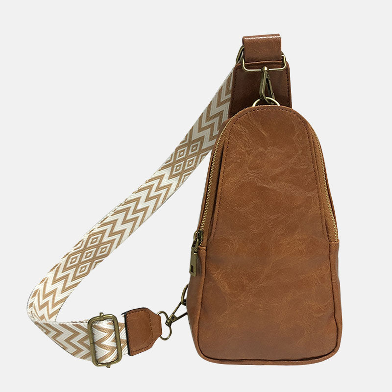 Women’s Vintage PU Material Crossbody Sling Bags image 4