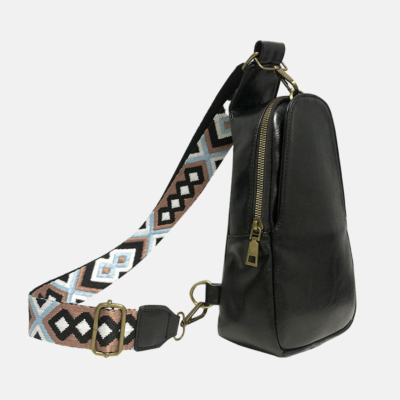 Women’s Vintage PU Material Crossbody Sling Bags image 2