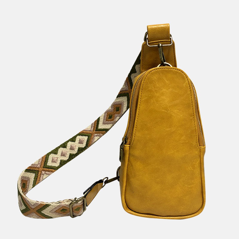 Women’s Vintage PU Material Crossbody Sling Bags image 5