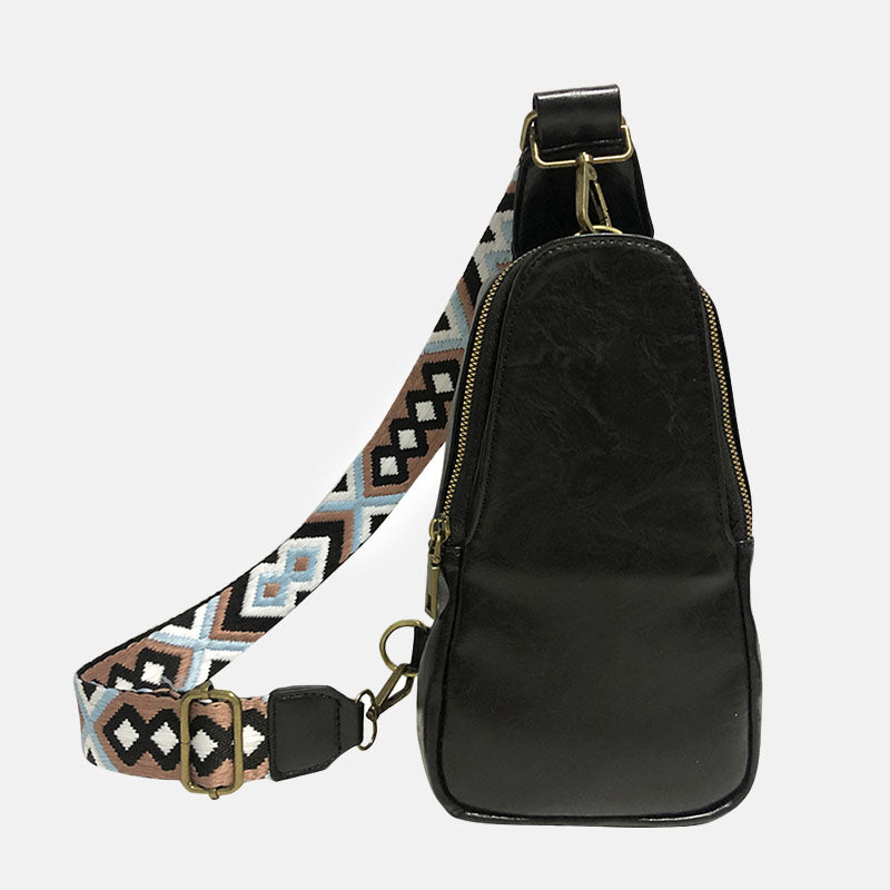 Women’s Vintage PU Material Crossbody Sling Bags image