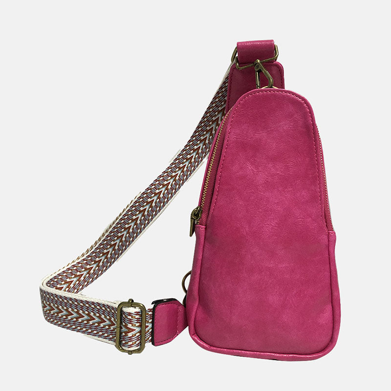 Women’s Vintage PU Material Crossbody Sling Bags image 8