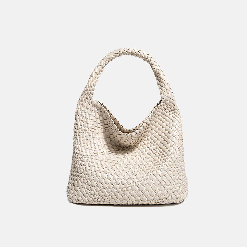 Women’s Woven Bucket Shoulder Tote Bag image 5