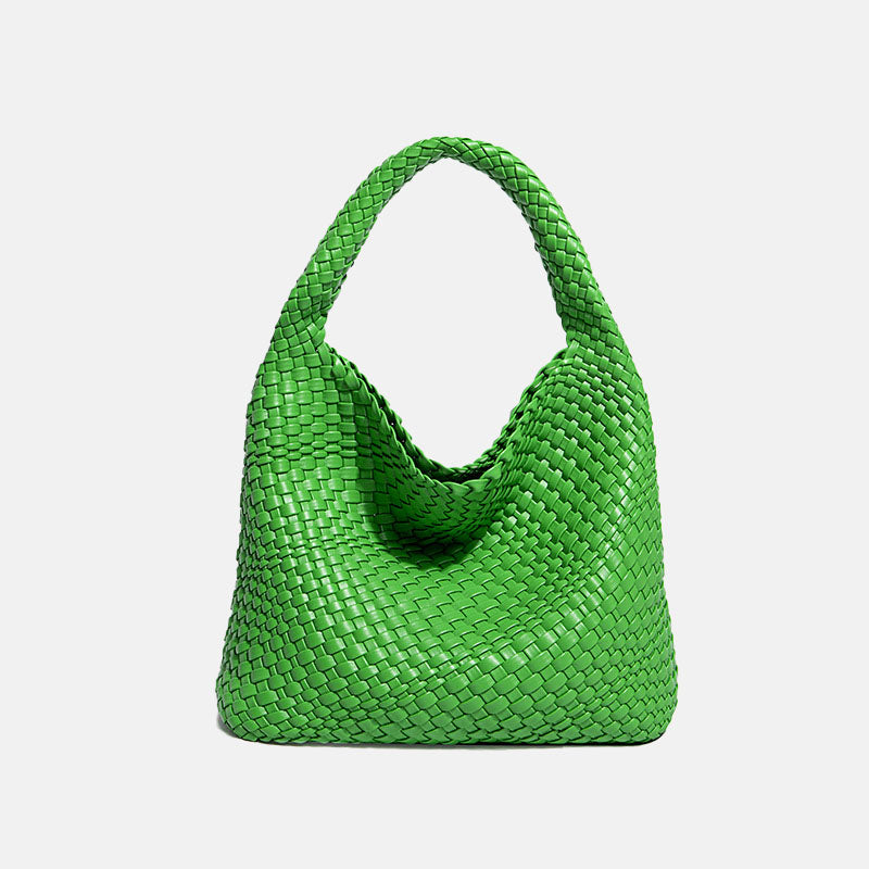 Women’s Woven Bucket Shoulder Tote Bag image 6