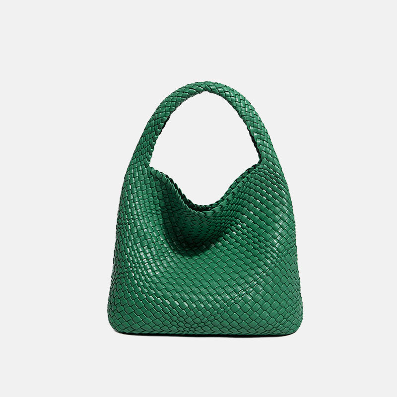Women’s Woven Bucket Shoulder Tote Bag image 7