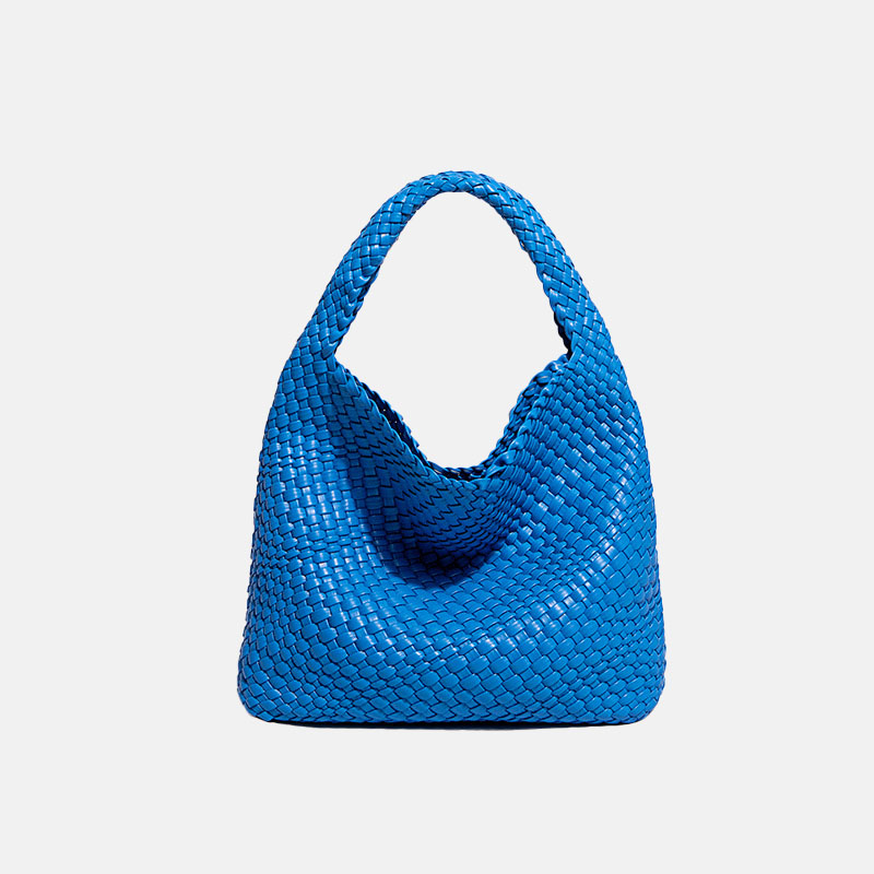 Women’s Woven Bucket Shoulder Tote Bag image