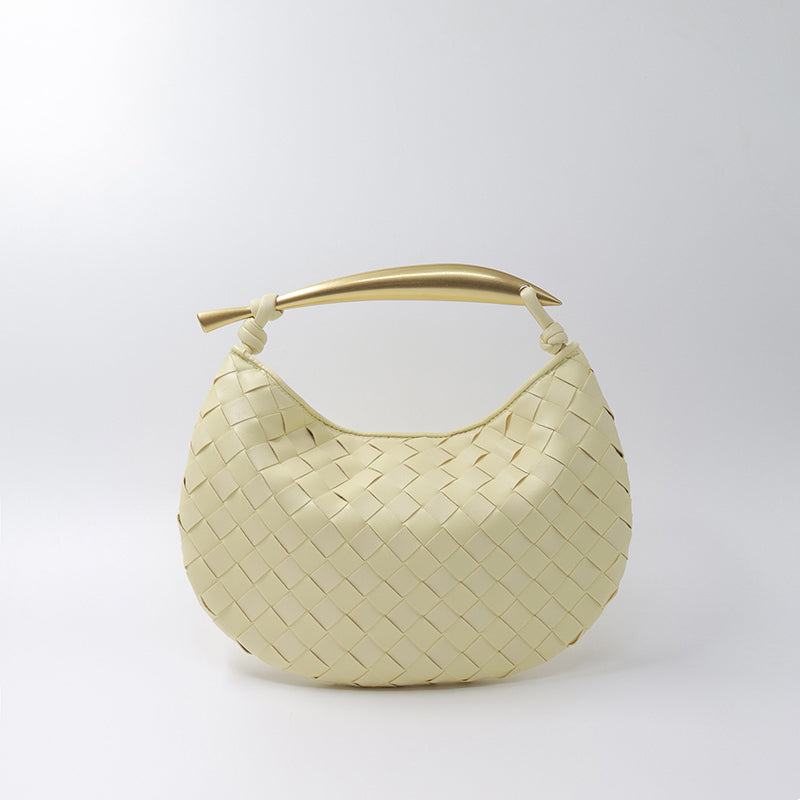 Women’s Woven Dumpling Clutch Bag image 6