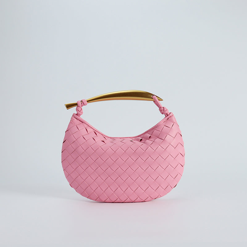 Women’s Woven Dumpling Clutch Bag image 7