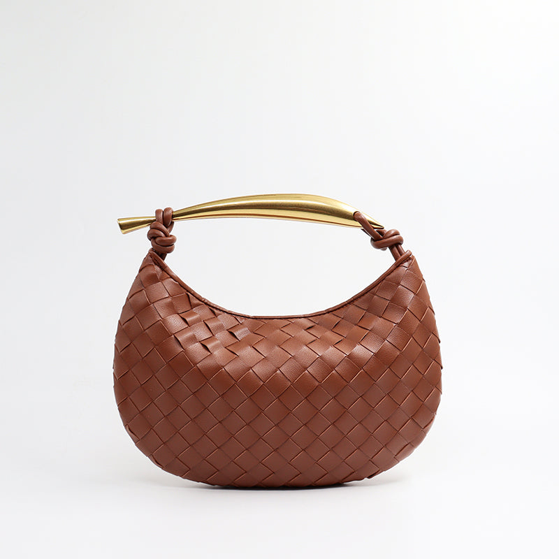 Women’s Woven Dumpling Clutch Bag image 10