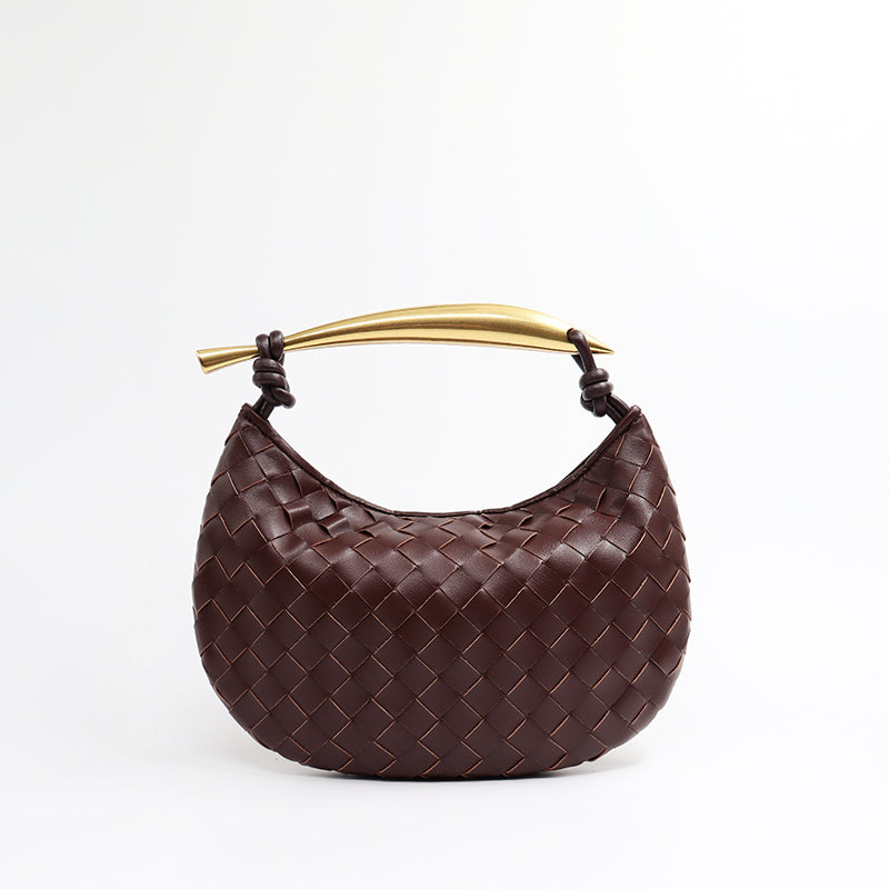 Women’s Woven Dumpling Clutch Bag image 13
