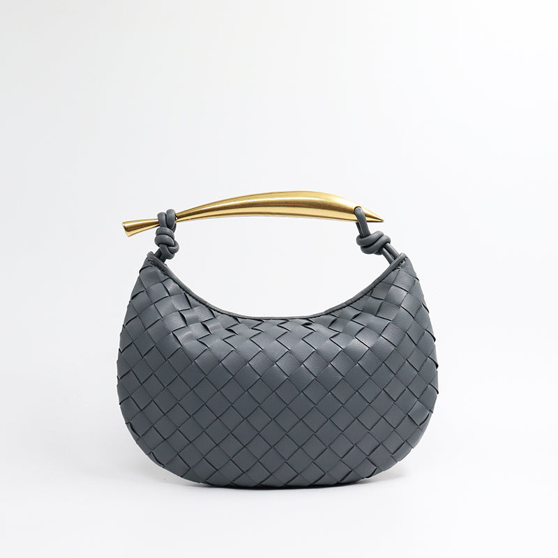 Women’s Woven Dumpling Clutch Bag image 14