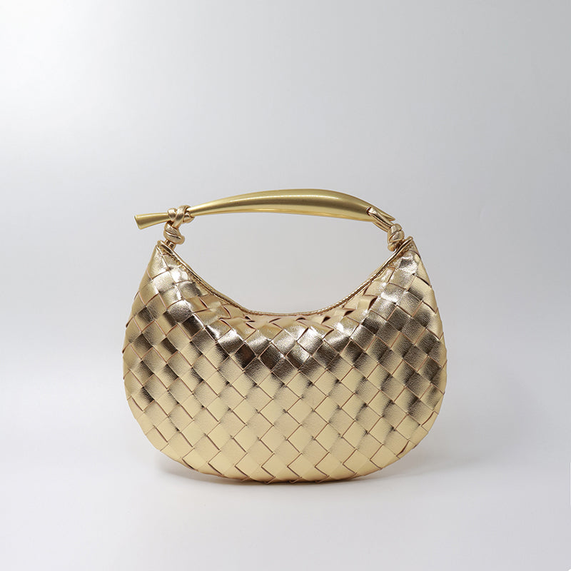 Women’s Woven Dumpling Clutch Bag image 3