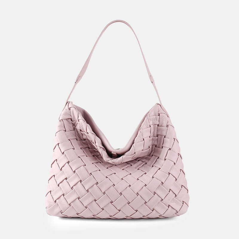 Women’s Woven PU Material Vintage Crossbody Shoulder Tote Bags image 6