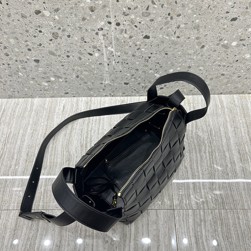Women’s Woven Split Leather Crossbody handbag image 6