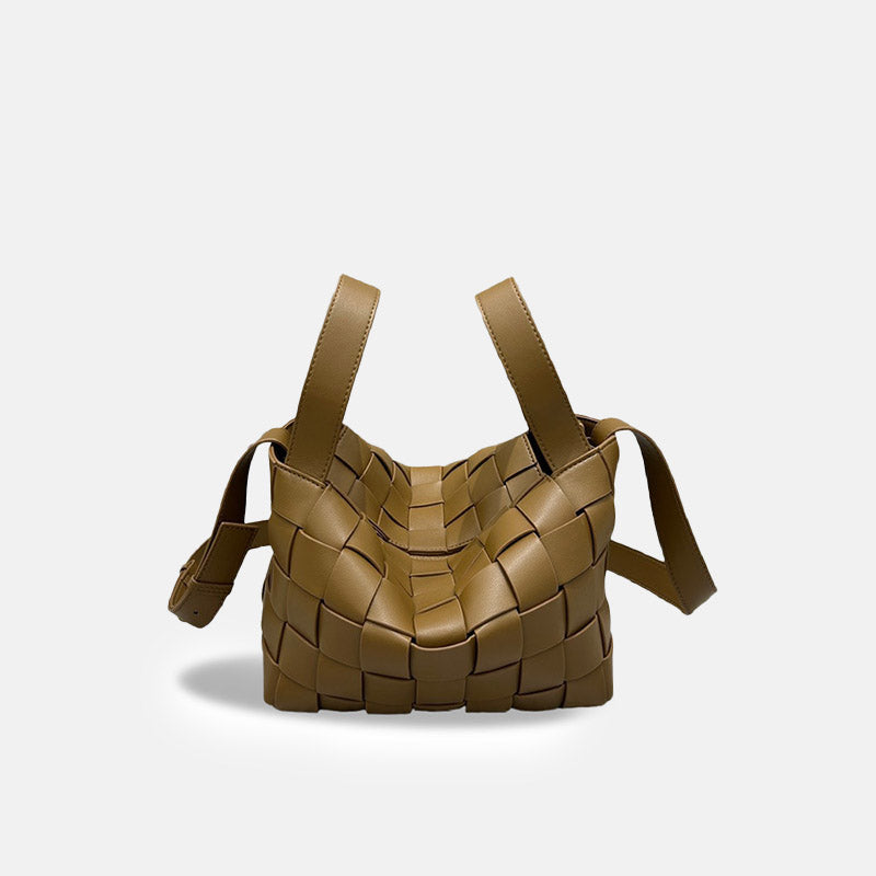 Women’s Woven Split Leather Crossbody handbag image 7