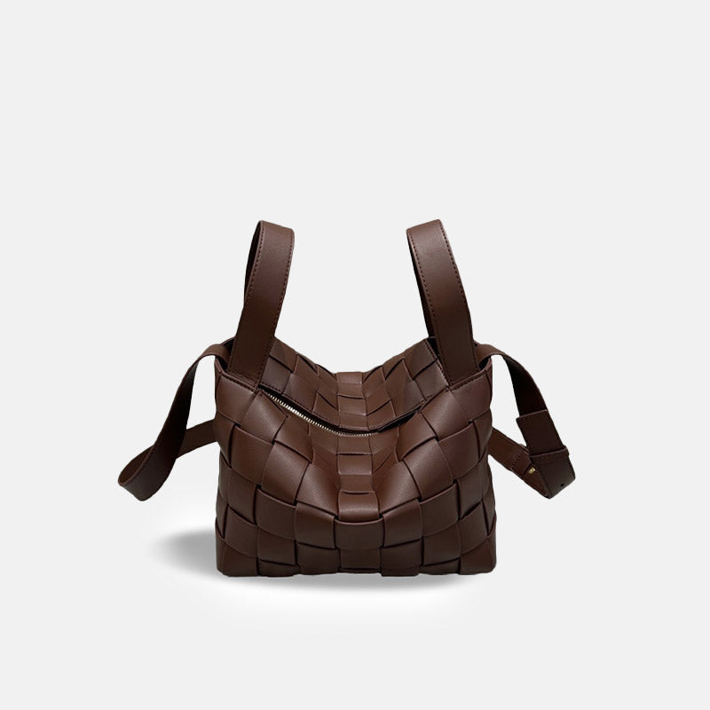 Women’s Woven Split Leather Crossbody handbag image 9