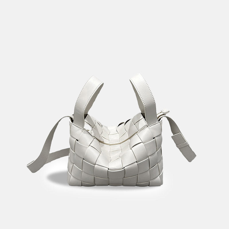 Women’s Woven Split Leather Crossbody handbag image 11