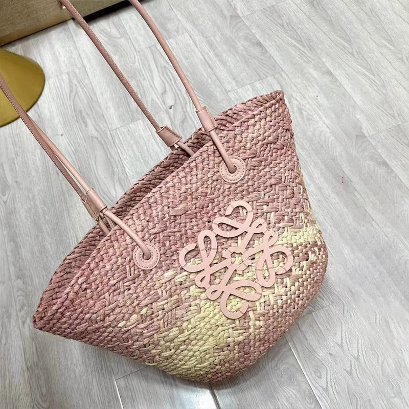 Women’s Woven Straw Shoulder Tote Bag image 10