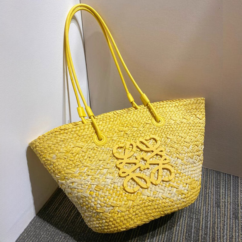 Women’s Woven Straw Shoulder Tote Bag image 11