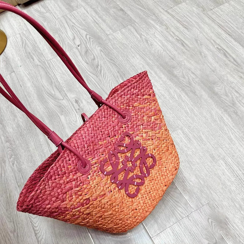 Women’s Woven Straw Shoulder Tote Bag image 12