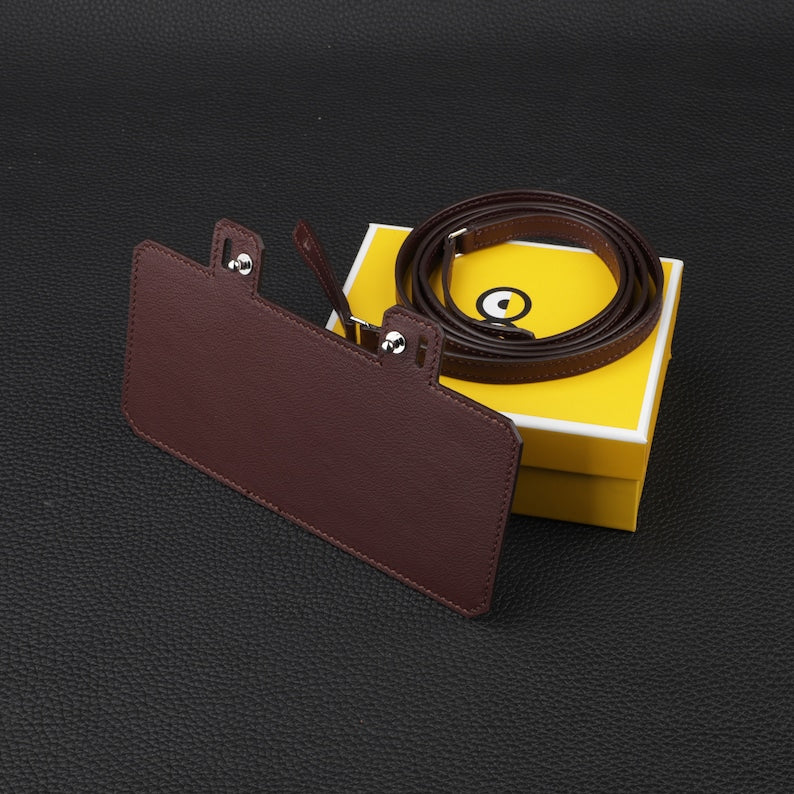 Epsom Leather Wallet Shoulder Strap: Kelly & Constance Wallet Insert (12mm)