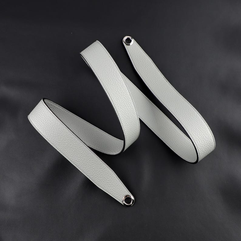 Hermès Style Togo Leather Bandoulière (40mm Wide): Compatible Shoulder/Crossbody Strap Replacement for Herbag