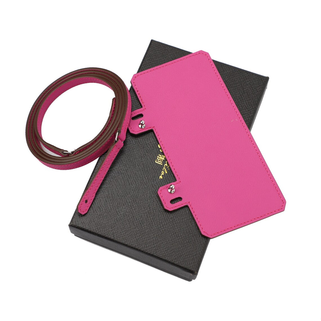 Epsom Leather Wallet Shoulder Strap: 10mm Purse To Go Strap