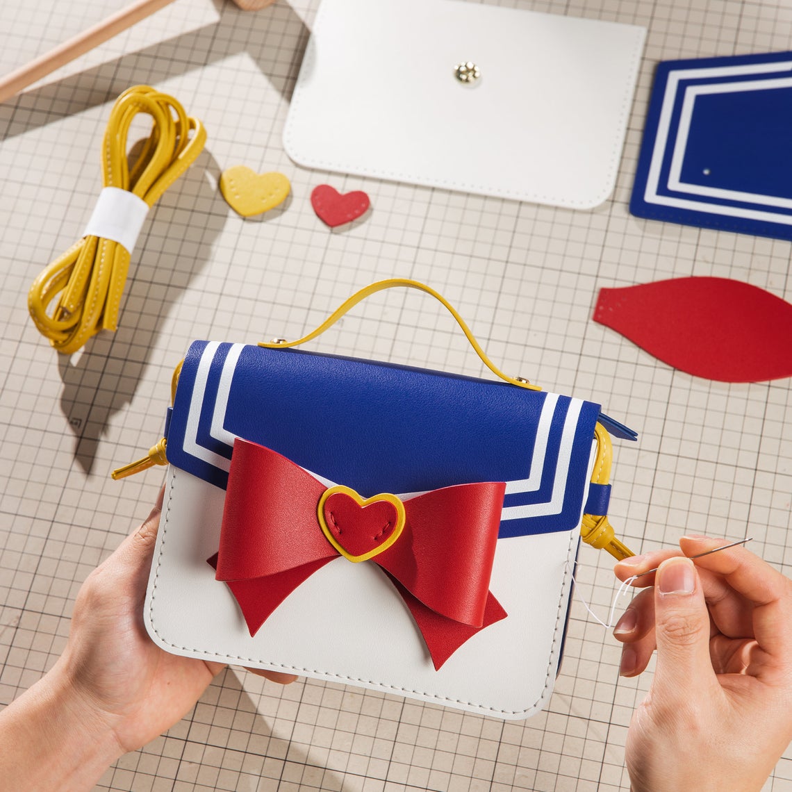 How to make A Anime  Bag & Sailor Moon Bag |  Handmade Leather | DIY Kit | Wirkin™ 