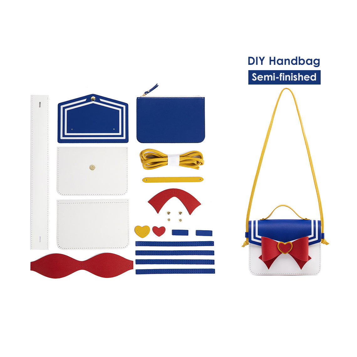 Wirkin™ Anime Sailor Moon Bag | Leather | Handmade | DIY Kit