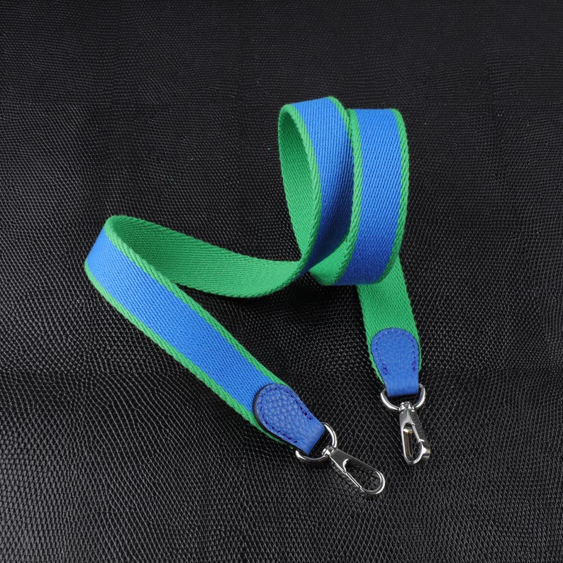 25mm Bi-color canvas shoulder and clemence leather shoulder strap for evelyn TPM,34 colors avaliable