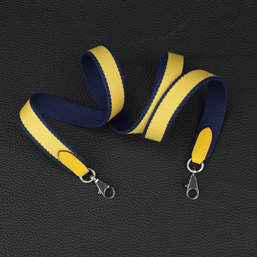 25mm Bi-color canvas shoulder bag strap for evelyn TPM