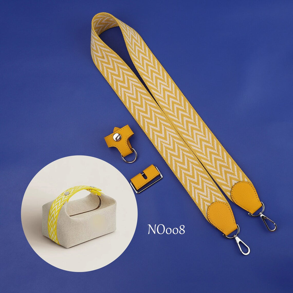 Canvas & Leather Shoulder Strap for Toile Bride-A-Brac Travel Case